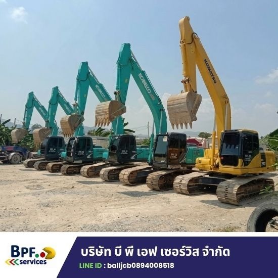 ให้บริการเช่ารถแบคโฮPC30PC120PC200 ระยอง - เช่ารถแบคโฮ ระยอง บี พี เอฟ เซอร์วิส